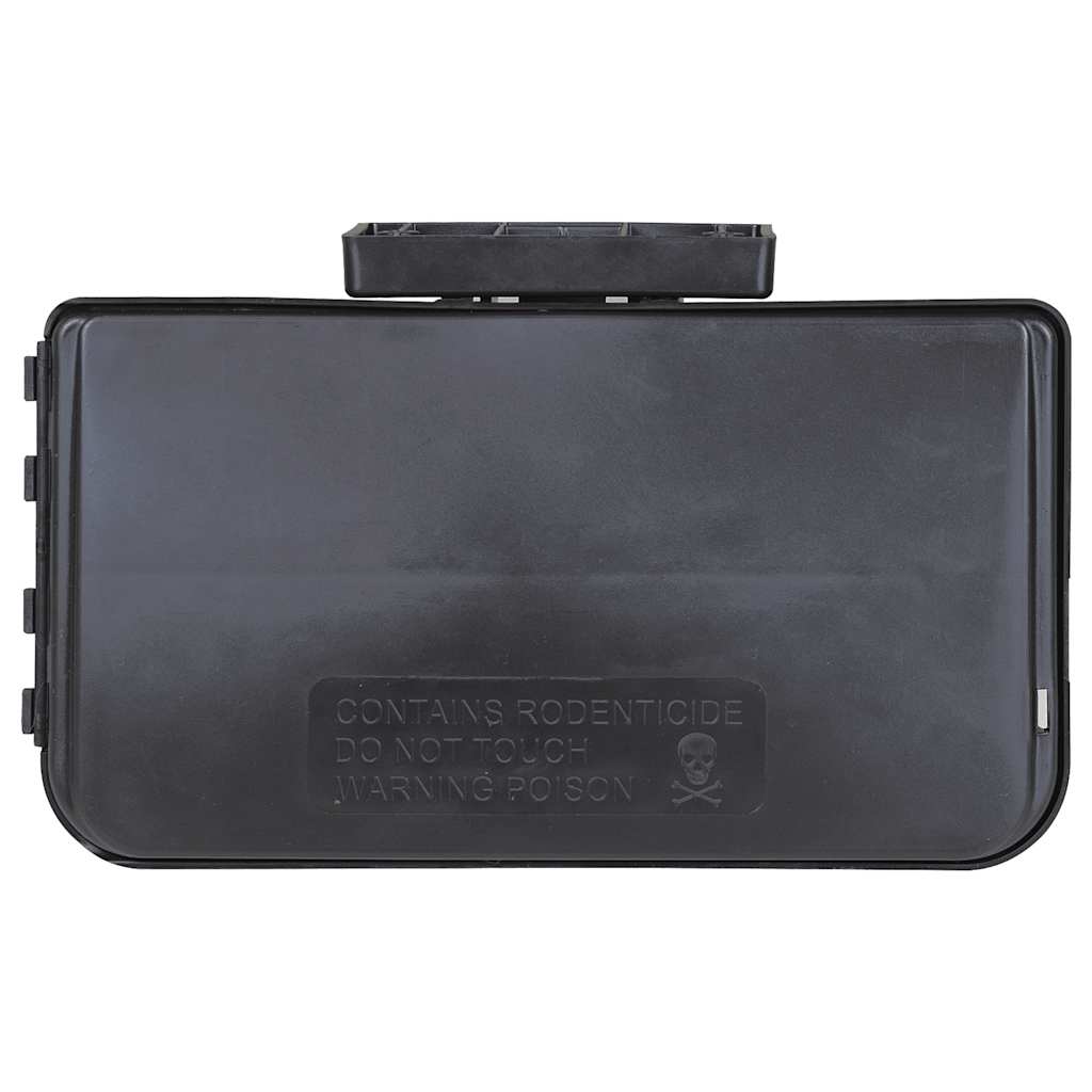 vidaXL Mausefallen 4 Stk. Schwarz 22x12,5x7,5 cm