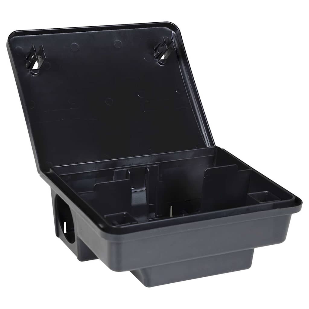 vidaXL Mausefallen 4 Stk. Schwarz 23x19x9,5 cm