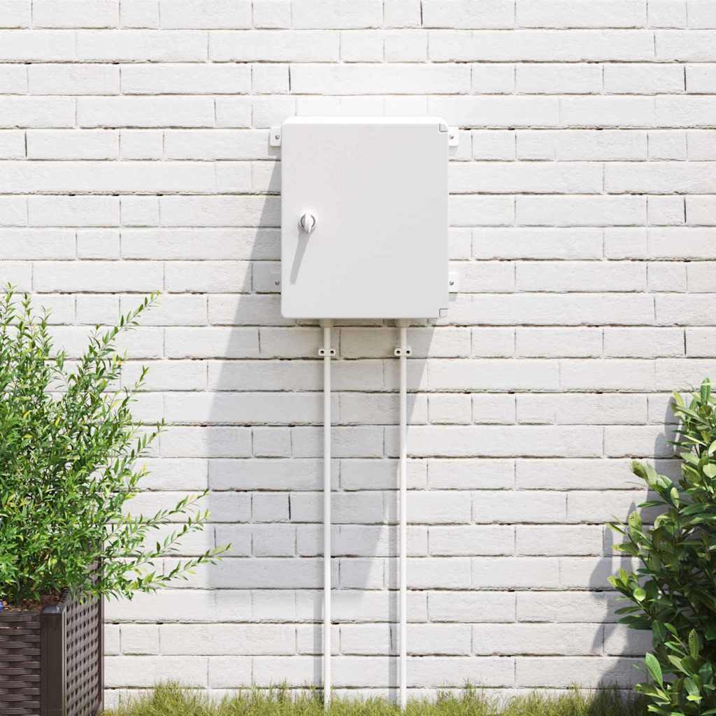 vidaXL Steuerungsschrank Grau 47 x 20 x 60 cm ABS Kunststoff