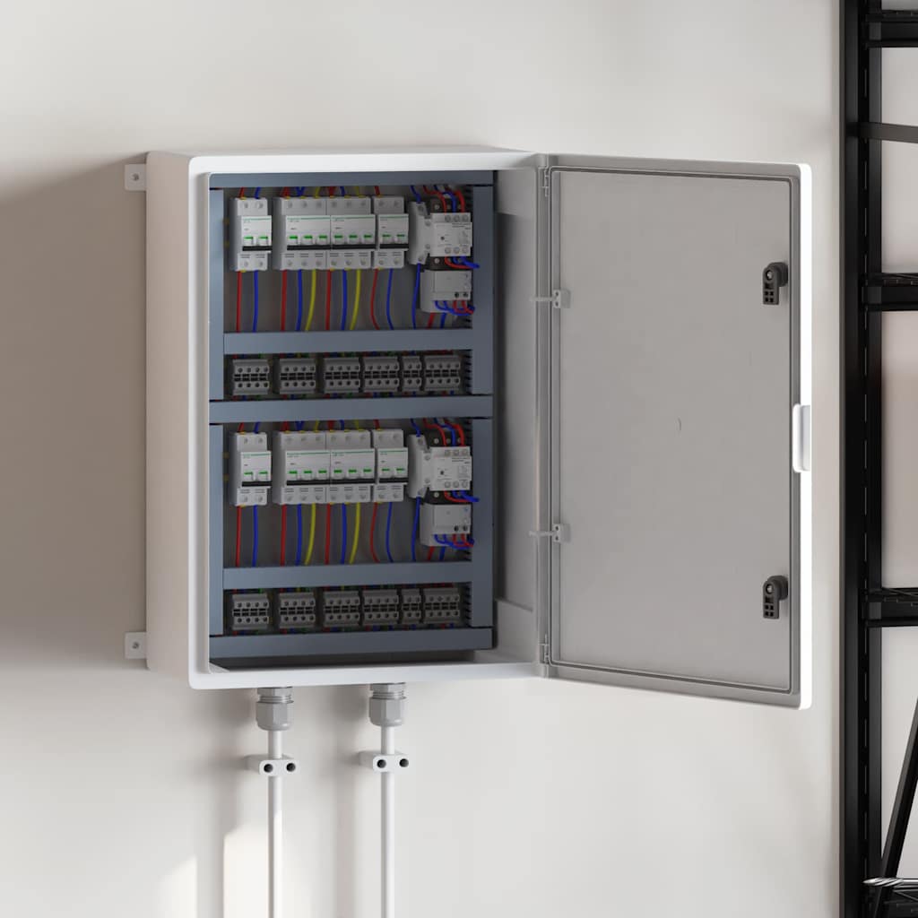 vidaXL Steuerungsschrank Grau 47 x 20 x 60 cm ABS Kunststoff