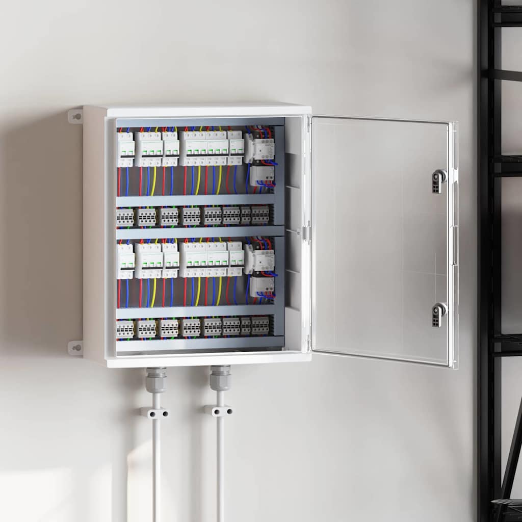 vidaXL Steuerungsschrank Grau 47 x 20 x 60 cm ABS Kunststoff