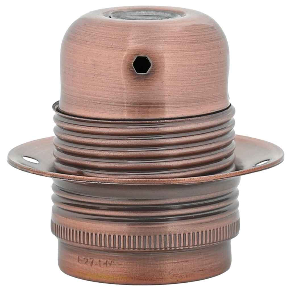 vidaXL Lampenfassungen 2 Stk. Rot-Bronze E27