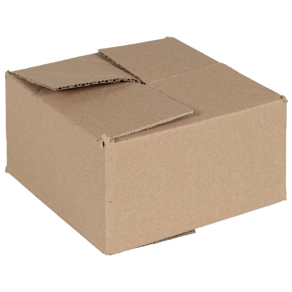 vidaXL Faltbox mit Speicher 50 pcs Natur 15 x 15 x 8 cm Karton