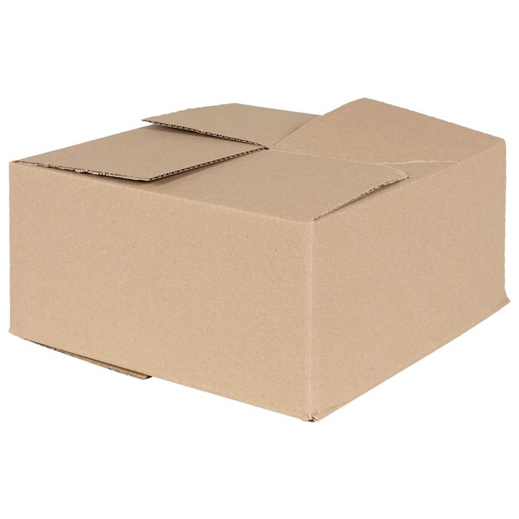 vidaXL Faltbox mit Speicher 50 pcs Natur 15 x 15 x 8 cm Karton