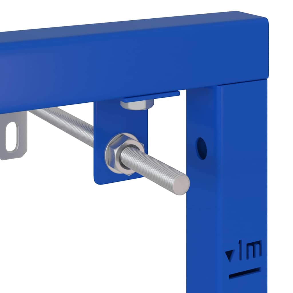 vidaXL Badezimmer Wandstütze Blau 50 x 3 x 112 cm