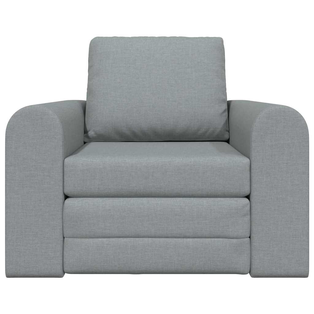 vidaXL Schlafsofa Hellgrau 98 x 71 x 83 cm Stoff