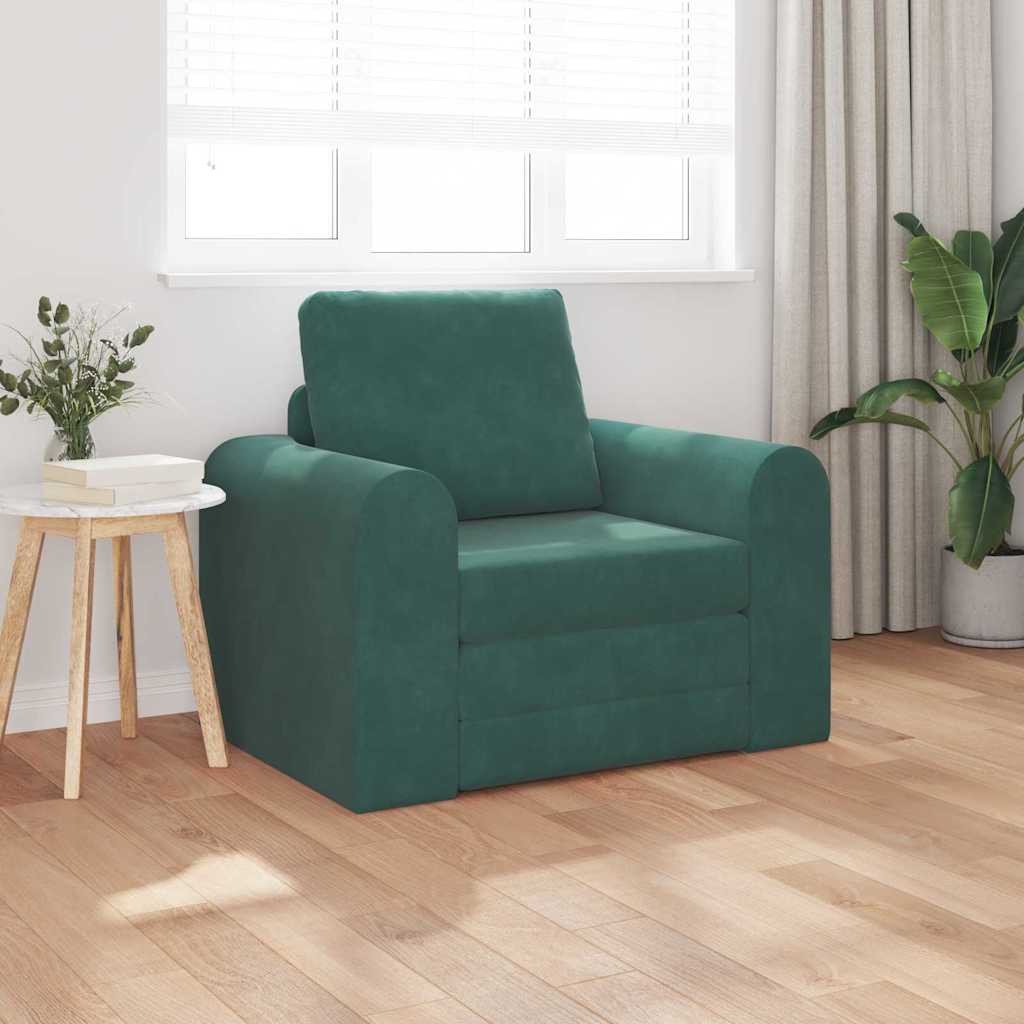 vidaXL Schlafsofa Blau 98 x 71 x 83 cm Samt