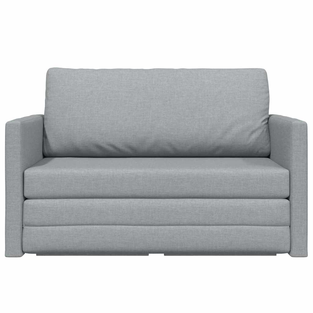 vidaXL Schlafsofa Hellgrau 124 x 71 x 78 cm Stoff