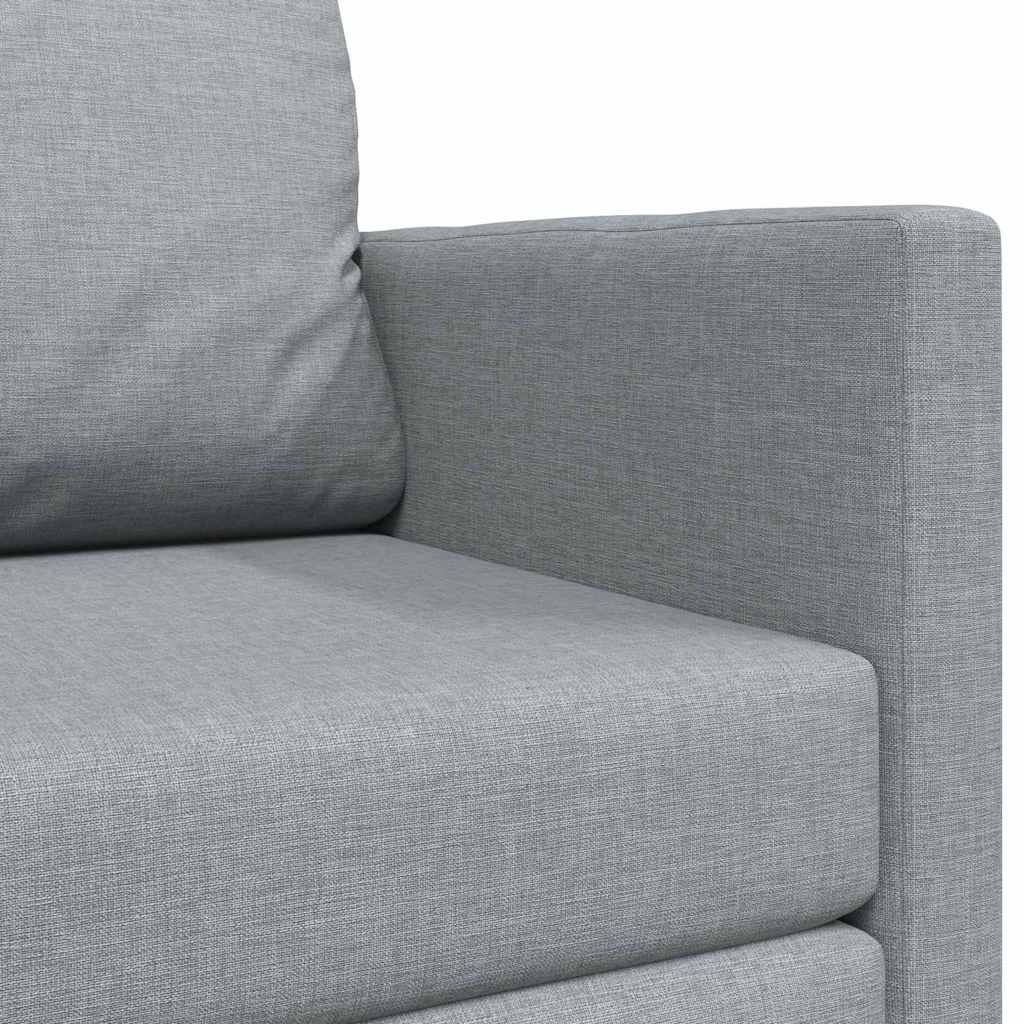vidaXL Schlafsofa Hellgrau 124 x 71 x 78 cm Stoff