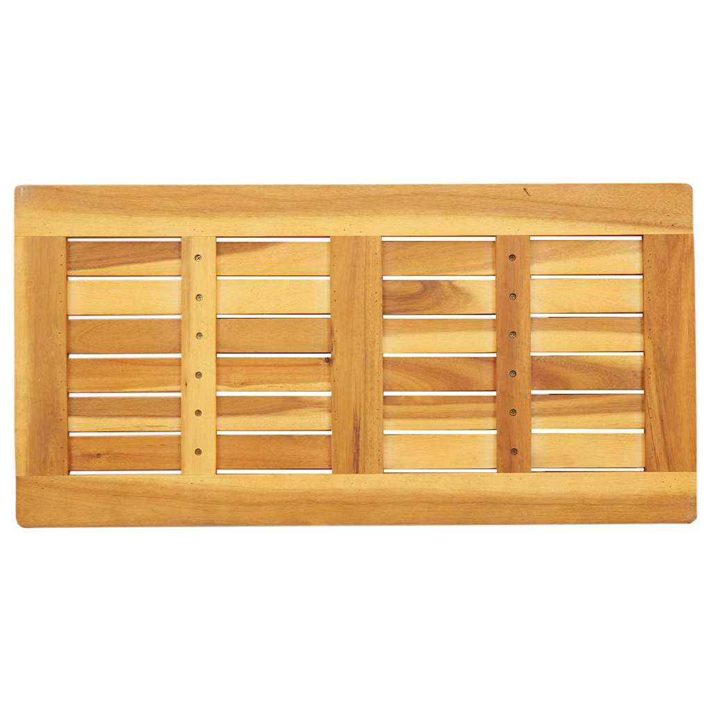 vidaXL Tischplatte Braun 80 x 40 x 2 cm Massivholz Akazie