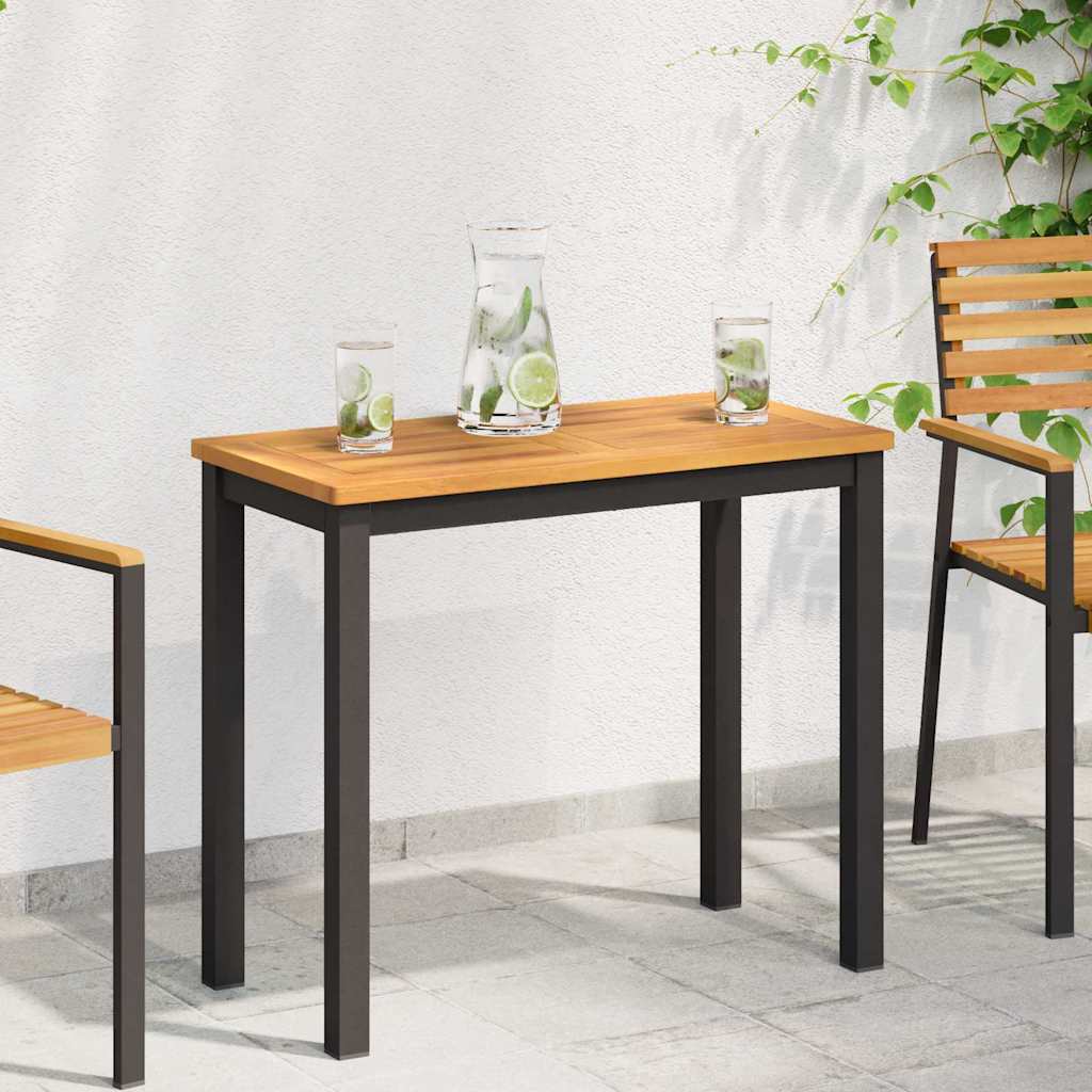 vidaXL Tischplatte Braun 80 x 40 x 2 cm Massivholz Akazie