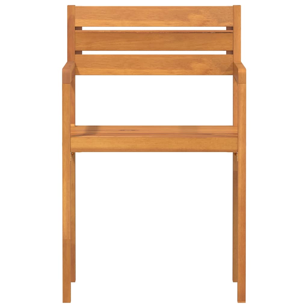 vidaXL Gartenstühle 2 Stk. 50x53x80 cm Massivholz Akazie