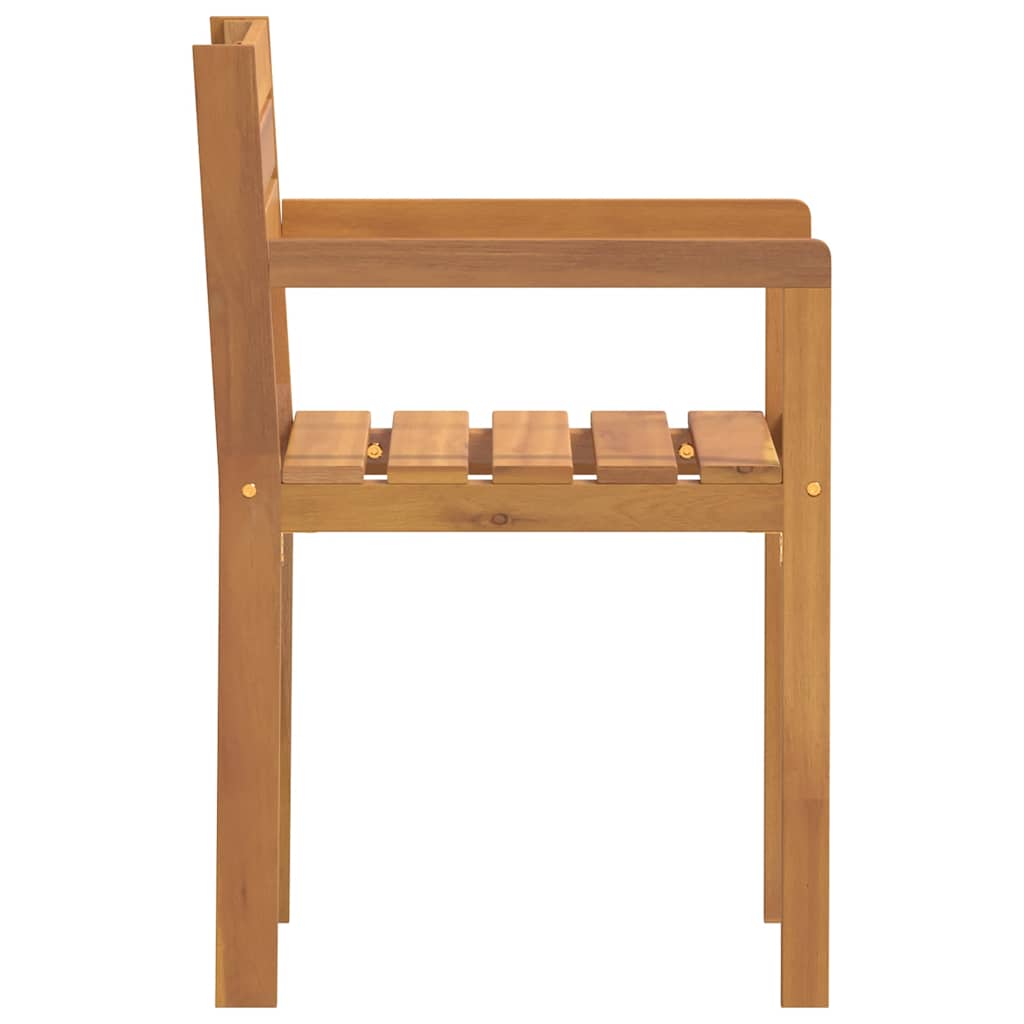 vidaXL Gartenstühle 2 Stk. 50x53x80 cm Massivholz Akazie