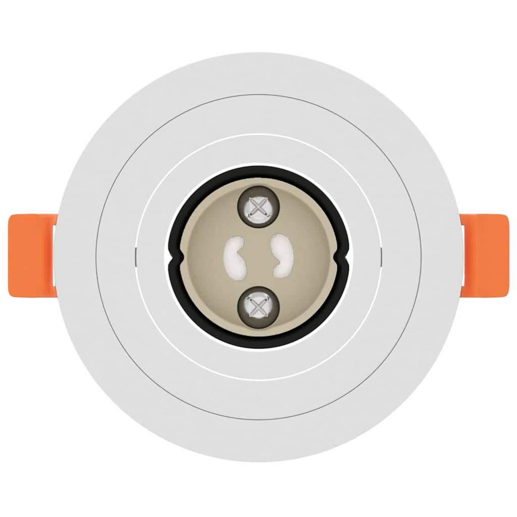 vidaXL Spotlight 6 pcs Weiß 9 x 9 x 2 cm Aluminium