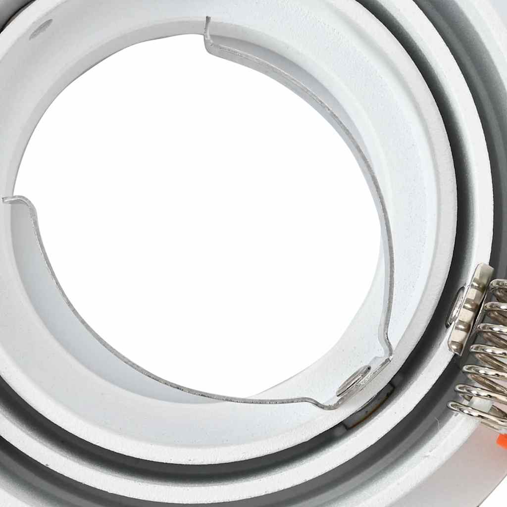 vidaXL Spotlight 6 pcs Weiß 9 x 9 x 2 cm Aluminium