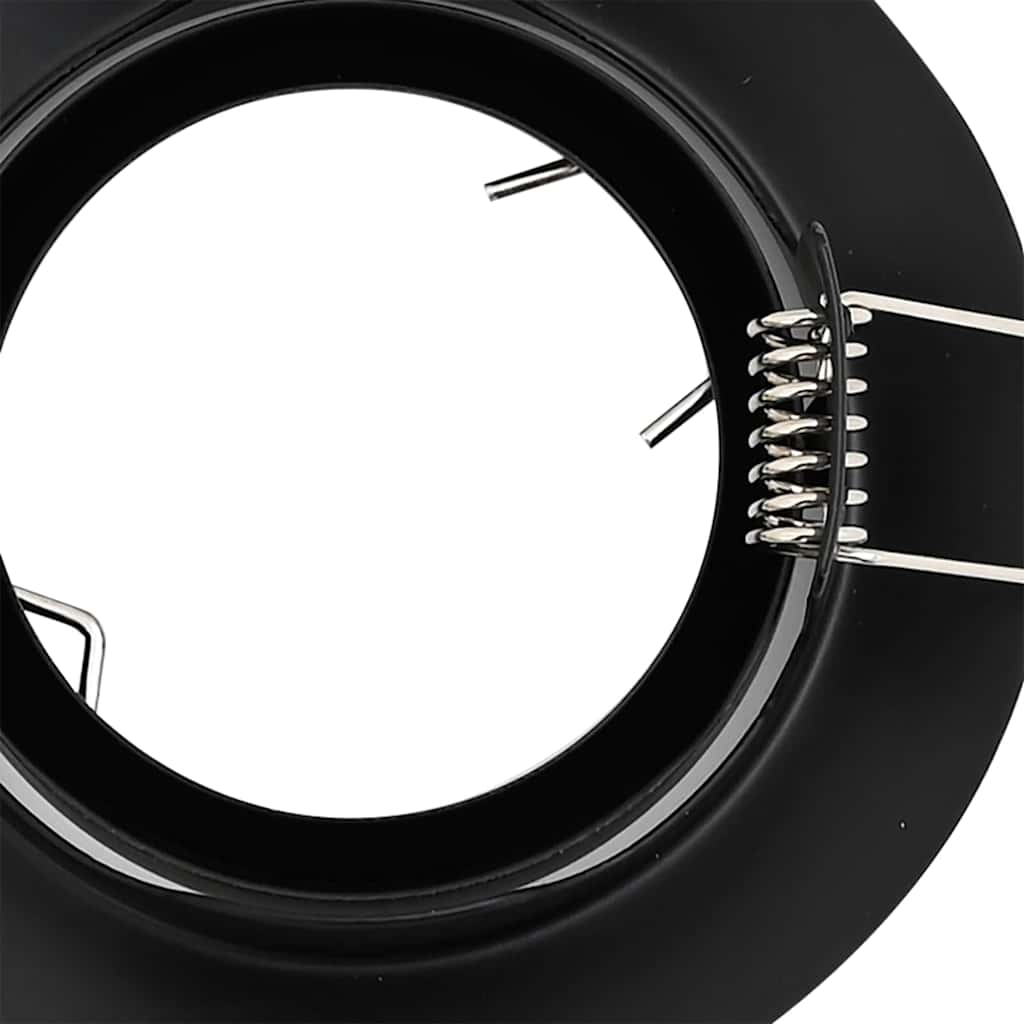 vidaXL Spotlight 6 pcs Schwarz 9 x 9 x 2,5 cm Metall