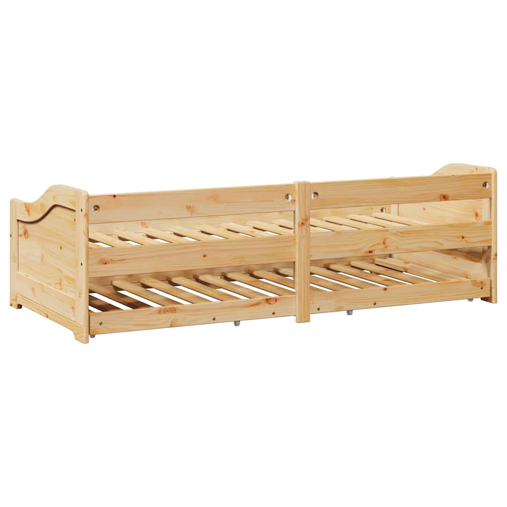vidaXL Tagesbett Ausziehbar ohne Matratze IRUN 90x200cm