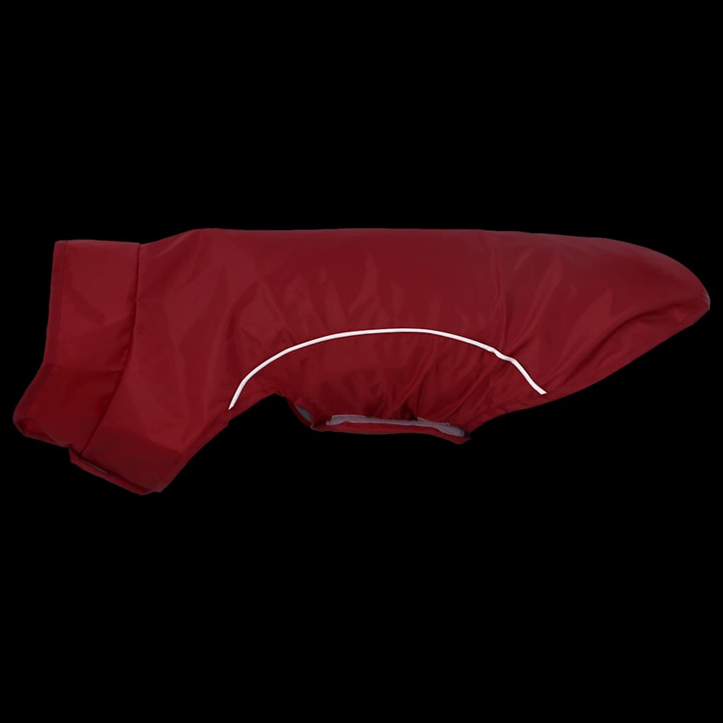 vidaXL Hunde Regenmantel mit Reflexstreifen Polyester Rot XXS
