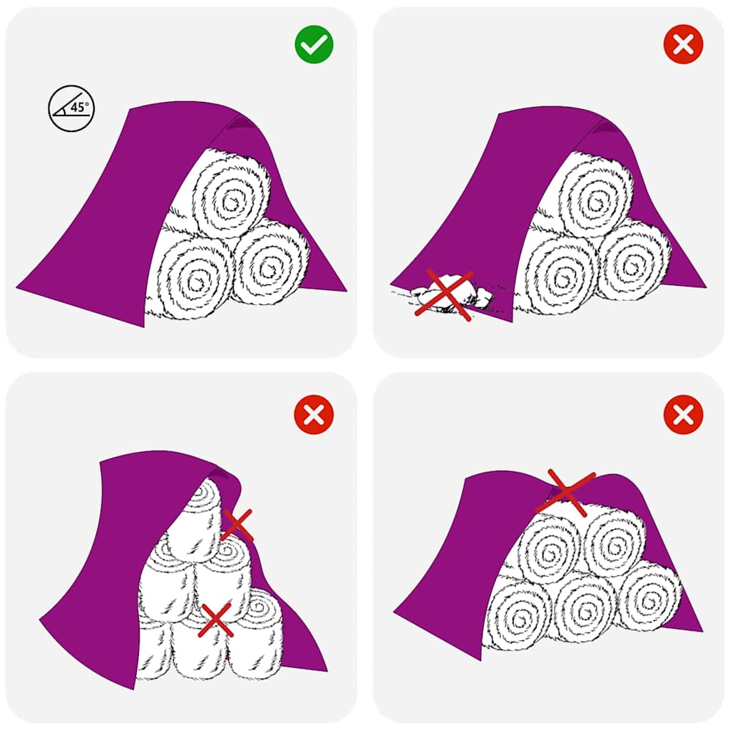 vidaXL Strohvlies 9,8x6 m 140 g/m² Polypropylen