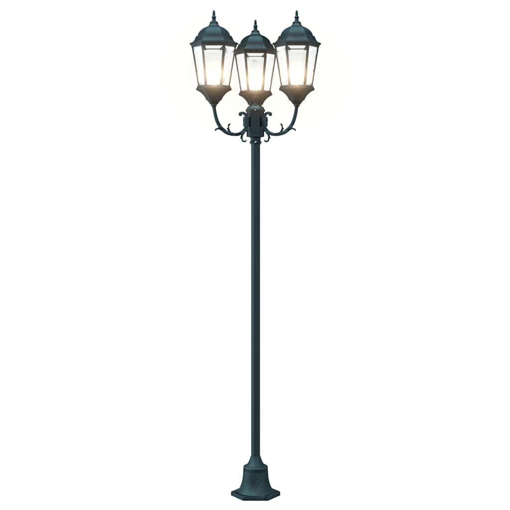 vidaXL Garten-Licht Vintage gebürstetes Grün 57 x 49 x 241 cm