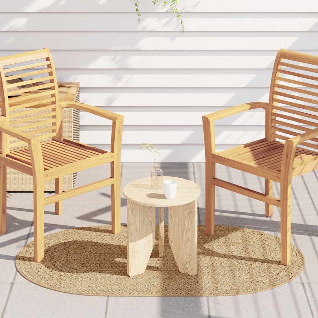 vidaXL Teppich ZIZUR Braun 150 x 80 cm Polypropylen