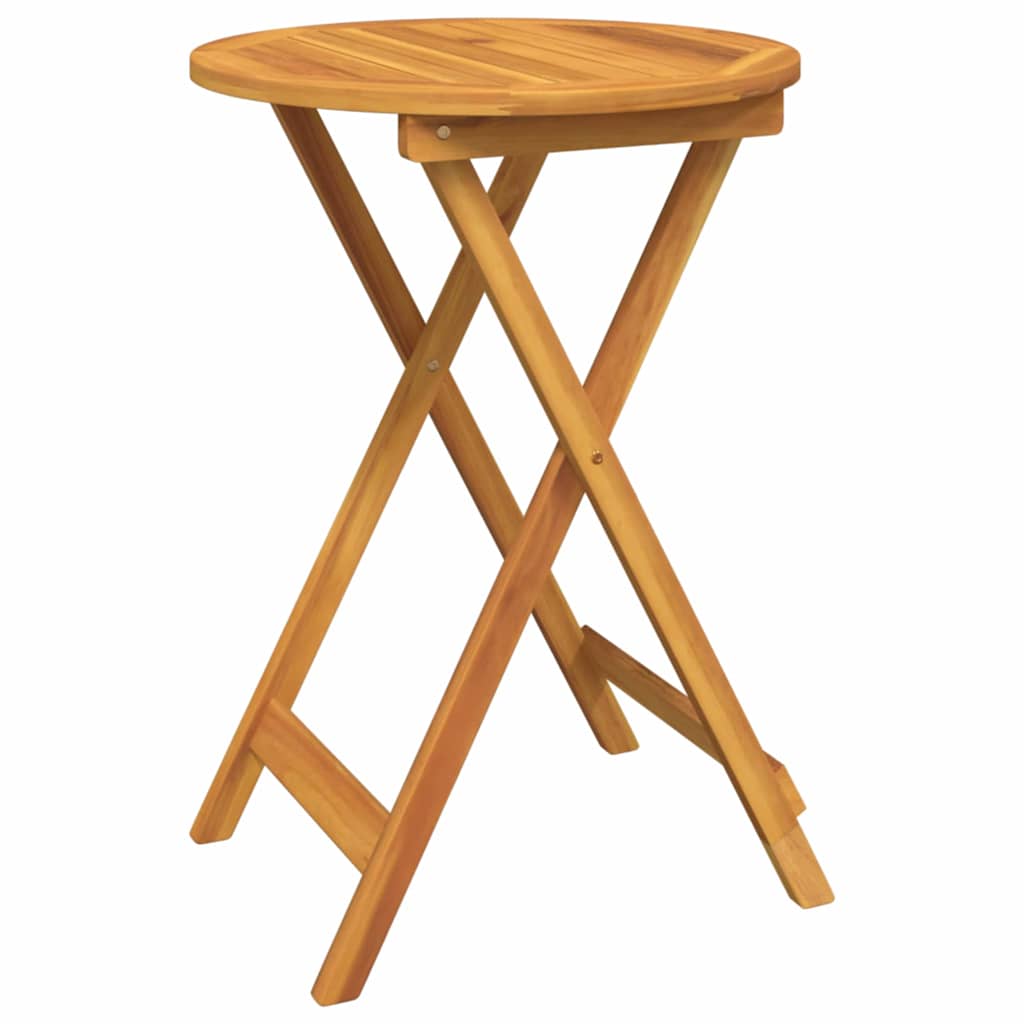 vidaXL Garten Bistro Set 3 pcs Braun Massivholz Akazie