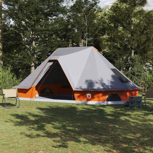 Familien-Tipi-Zelt mit Dach Grün 466 x 310 x 240 cm