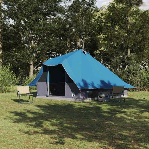 Tipi Zelt mit Dach mit Speicher Grün 358 x 296 x 258 cm Taft