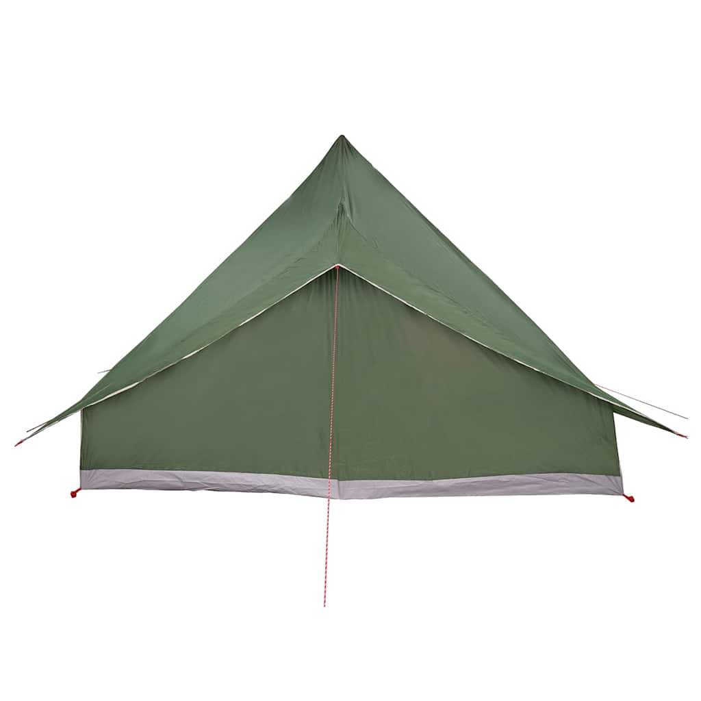 Tipi Zelt mit Dach mit Speicher Grün 364 x 281 x 257 cm Taft