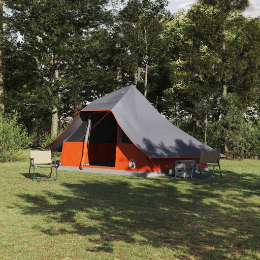 Tipi Zelt mit Dach mit Speicher Grün 364 x 281 x 257 cm Taft