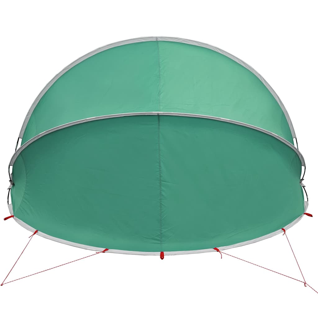 vidaXL Pool-Dome Grün 336 x 322 x 160 cm