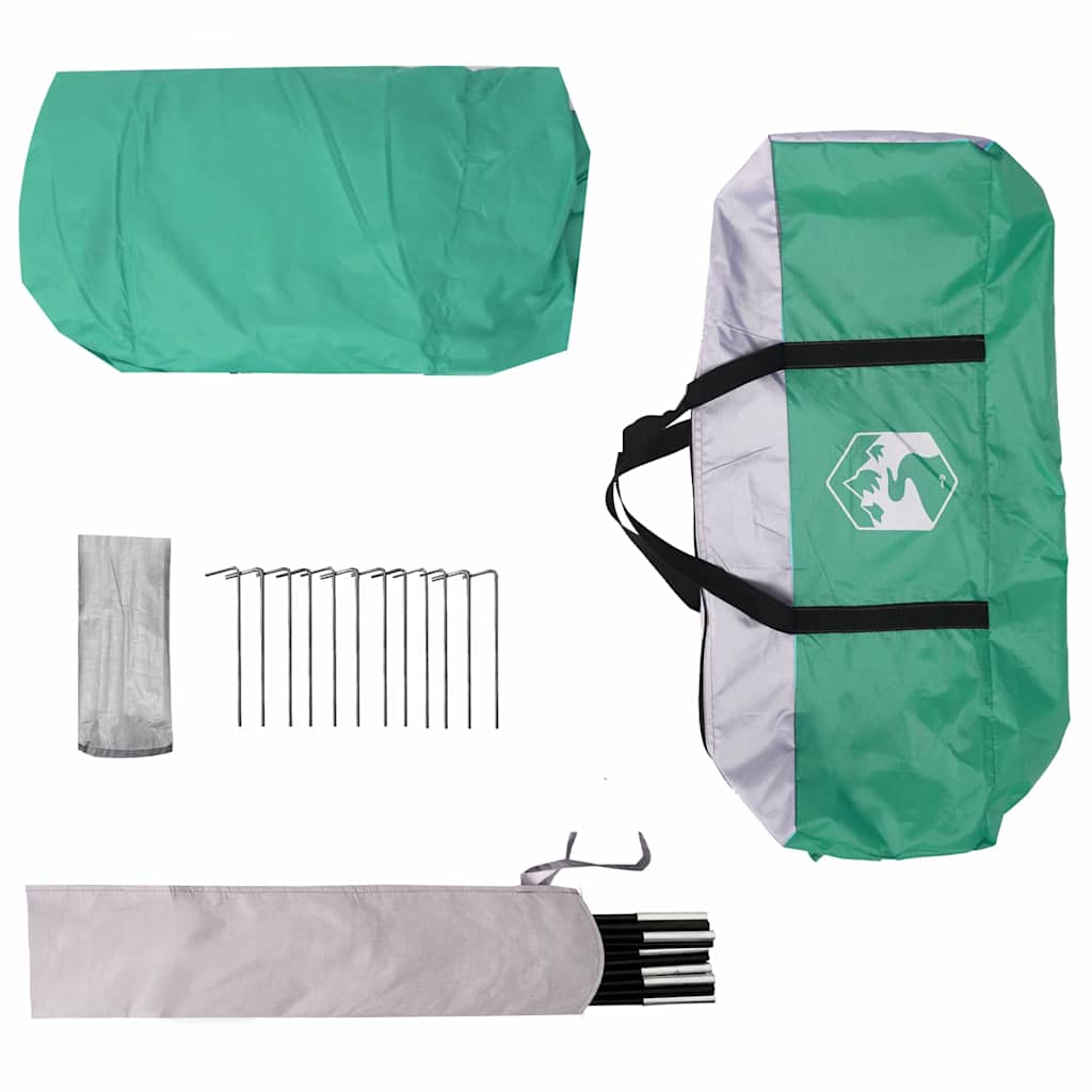 vidaXL Poolzelt Kuppel Grün 538 x 440 x 204 cm