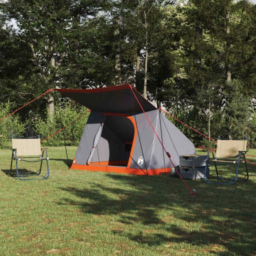 Campingzelt mit Dach mit Speicher Grün 282 x 225 x 154 cm Taft