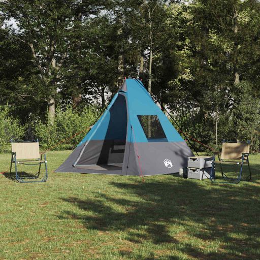 Tipi Zelt mit Dach mit Speicher Grün 383 x 338 x 217 cm Taft