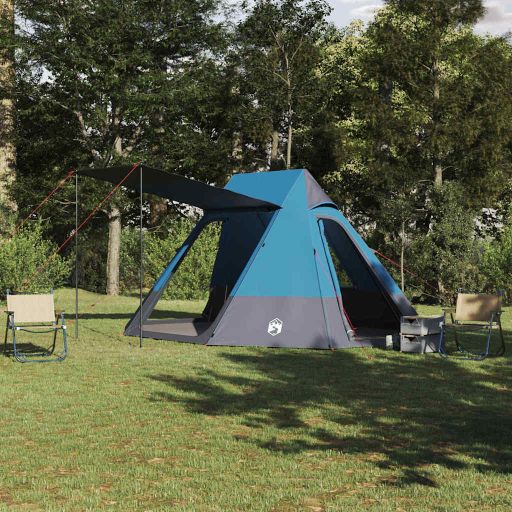 Campingzelt mit Dach mit Speicher Grün 482 x 360 x 227 cm Taft