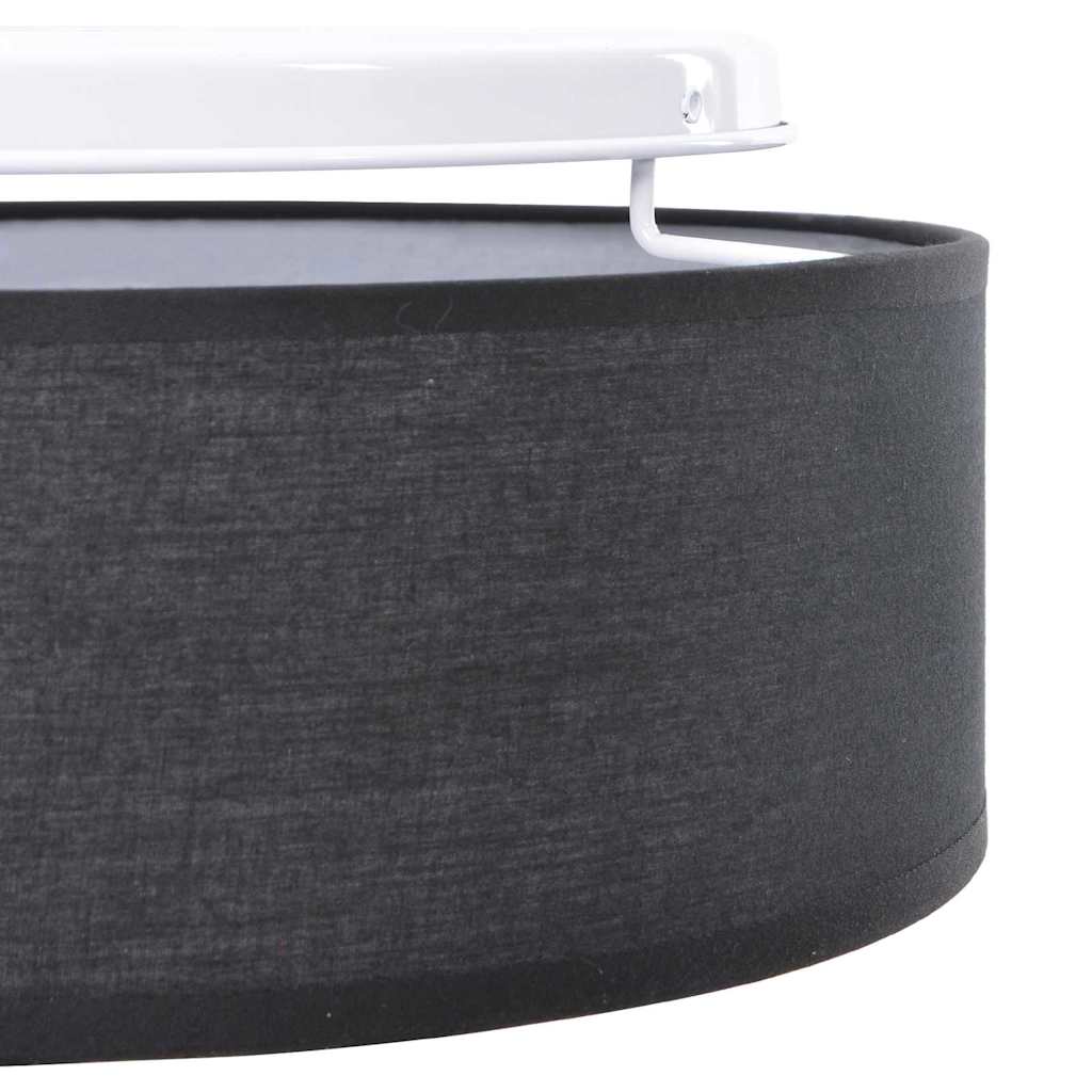 vidaXL Deckenlampe mit Strahlern Schwarz 30 x 30 x 13,5 cm Stoff