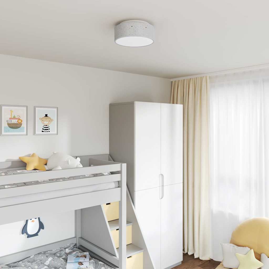 vidaXL Deckenlampe mit Strahlern Schwarz 30 x 30 x 13,5 cm Stoff