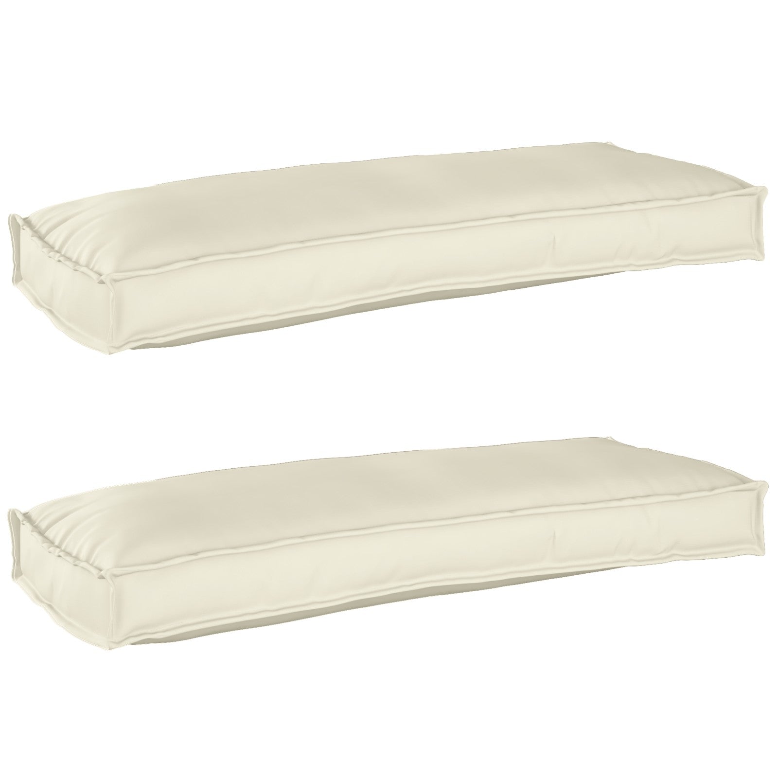 vidaXL Palettenkissenset 2 pcs Anthrazit 100 x 40 x 8 cm Oxford-Stoff