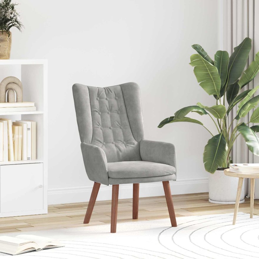 vidaXL Sessel Blau 63 x 67 x 94 cm Samt