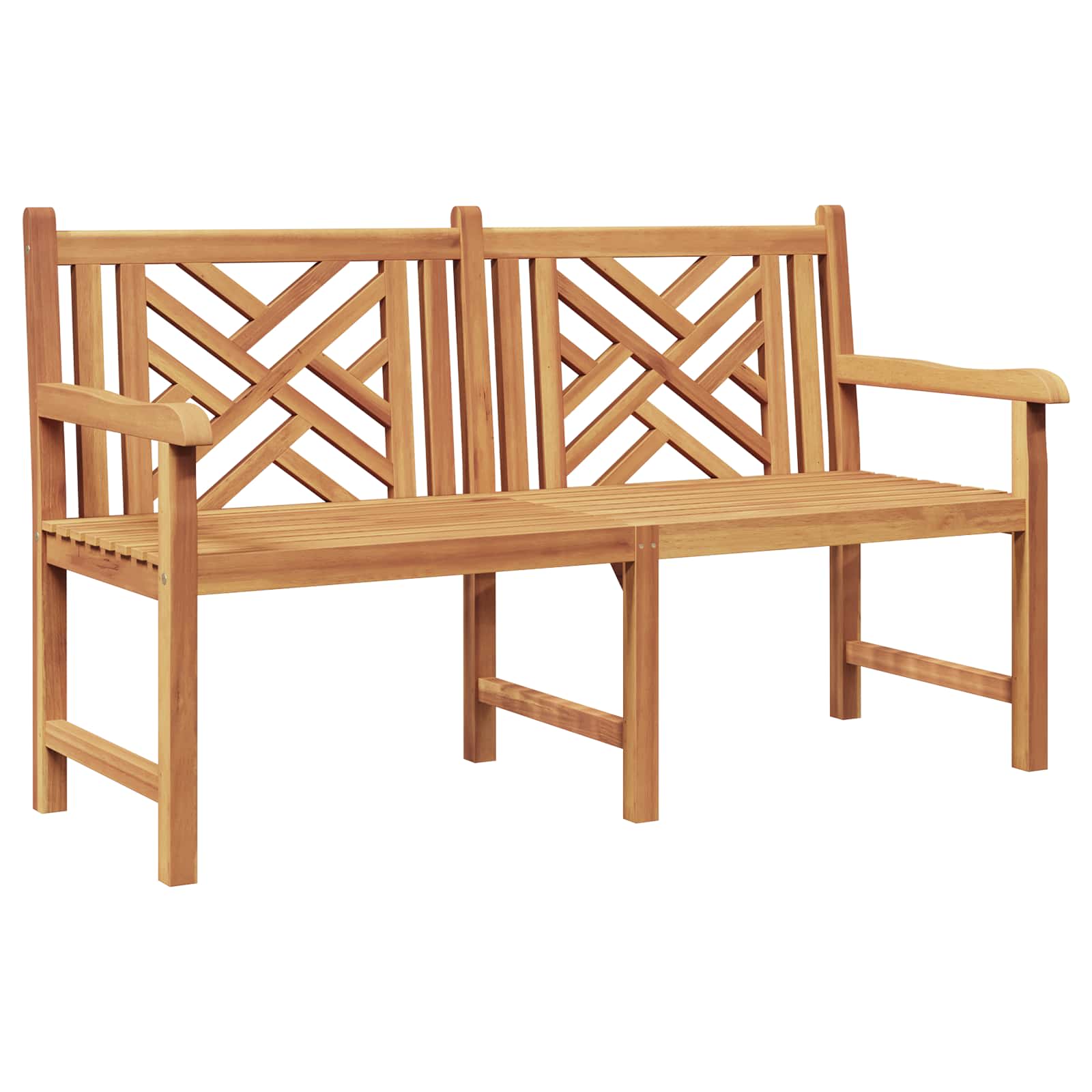 vidaXL Bank Braun 114 x 60 x 90 cm Massivholz Teak
