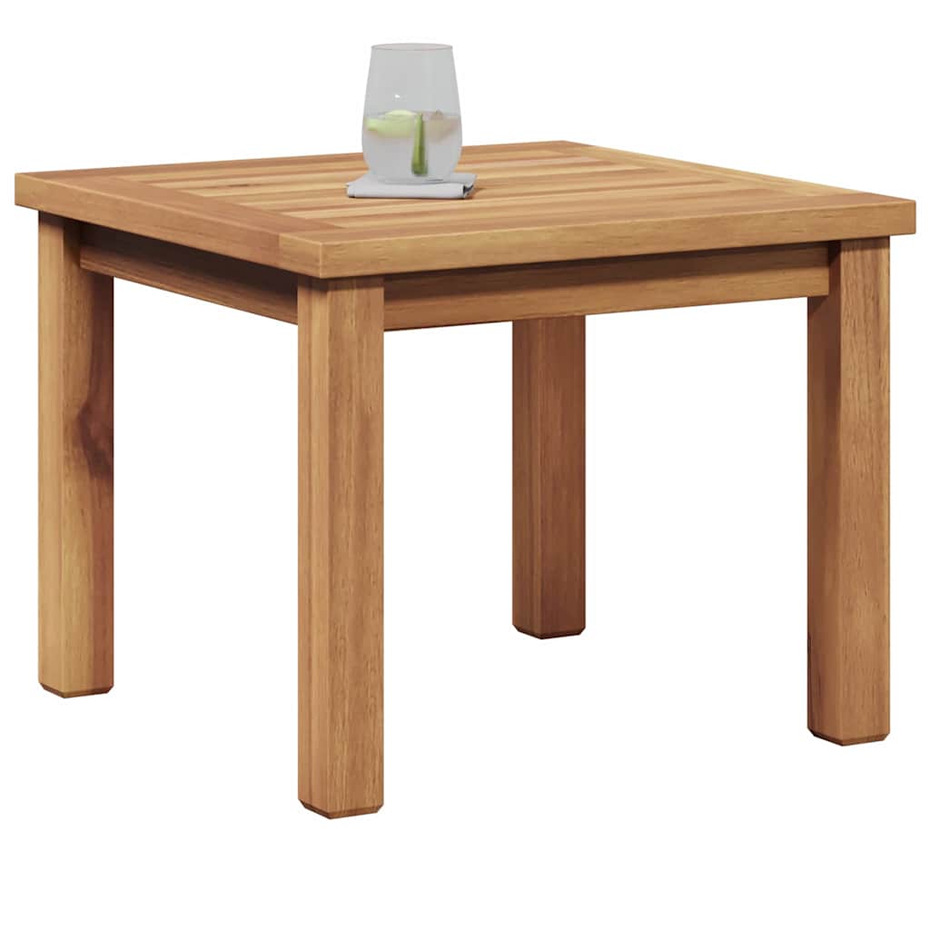 vidaXL Couchtisch Braun 45 x 45 x 36 cm Massivholz Teak