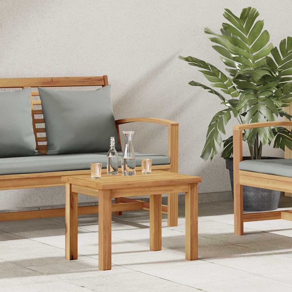 vidaXL Couchtisch Braun 45 x 45 x 36 cm Massivholz Teak