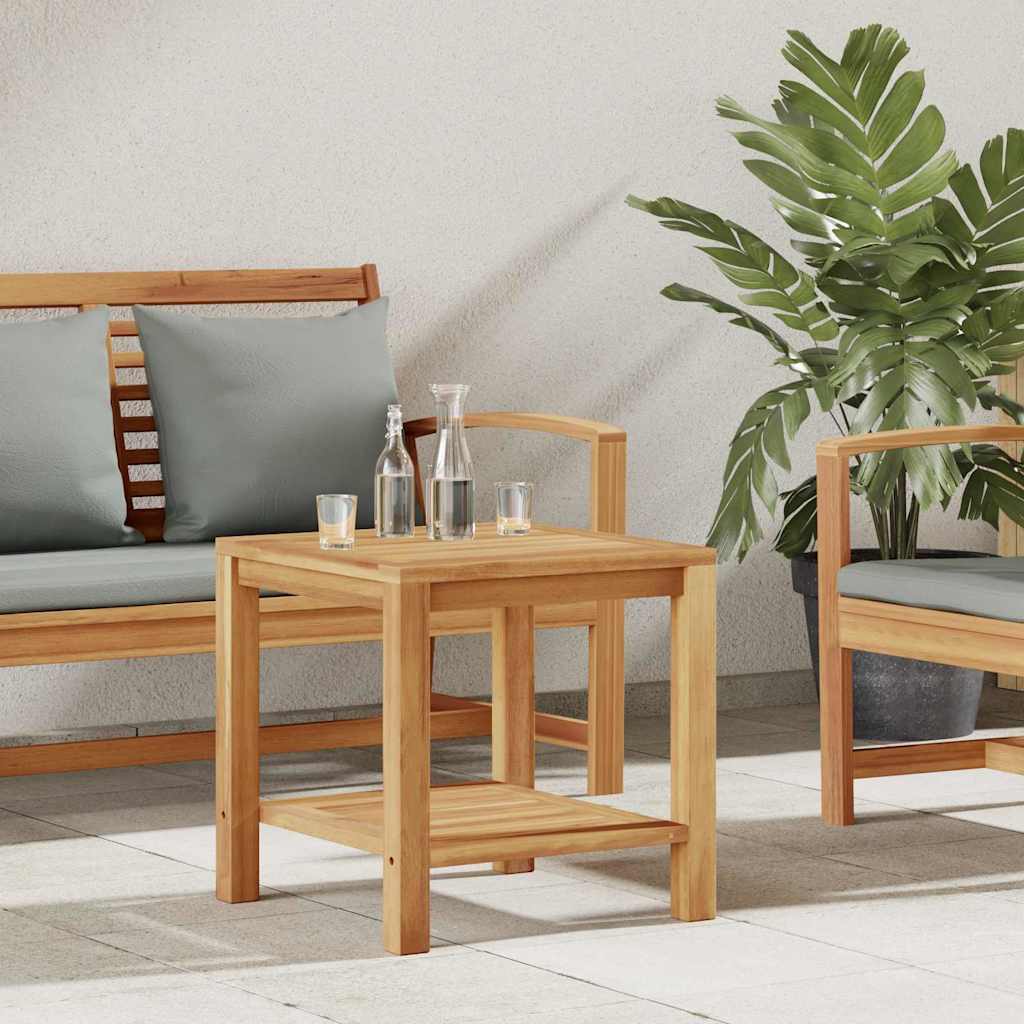 vidaXL Couchtisch Braun 45 x 45 x 45 cm Teak-Massivholz