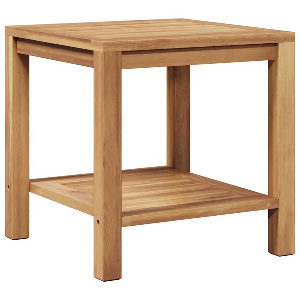vidaXL Couchtisch Braun 45 x 45 x 45 cm Teak-Massivholz