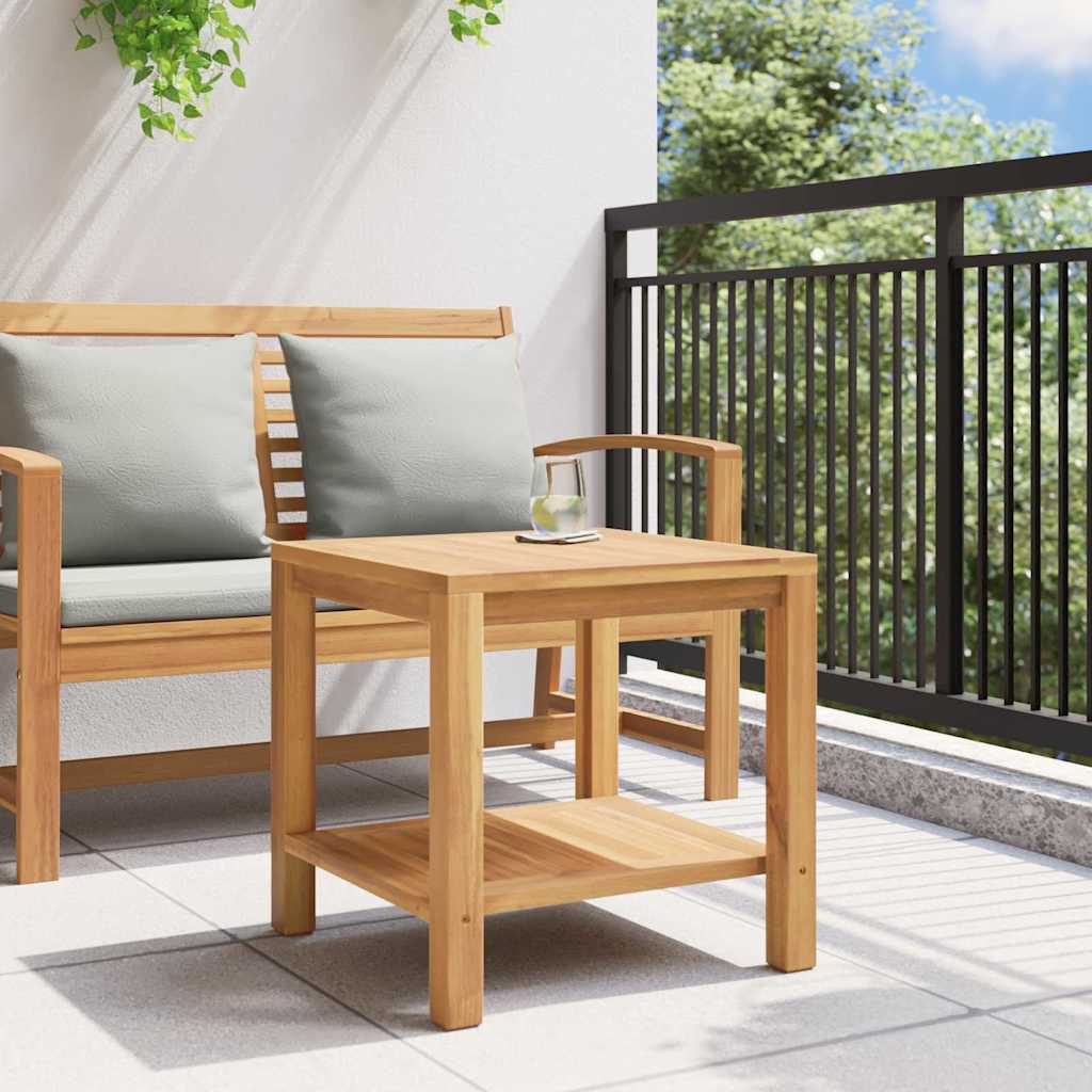 vidaXL Couchtisch Braun 45 x 45 x 45 cm Teak-Massivholz