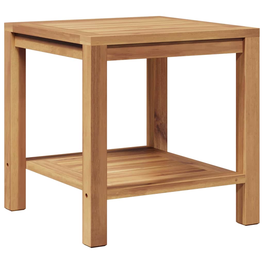 vidaXL Couchtisch Braun 45 x 45 x 45 cm Teak-Massivholz
