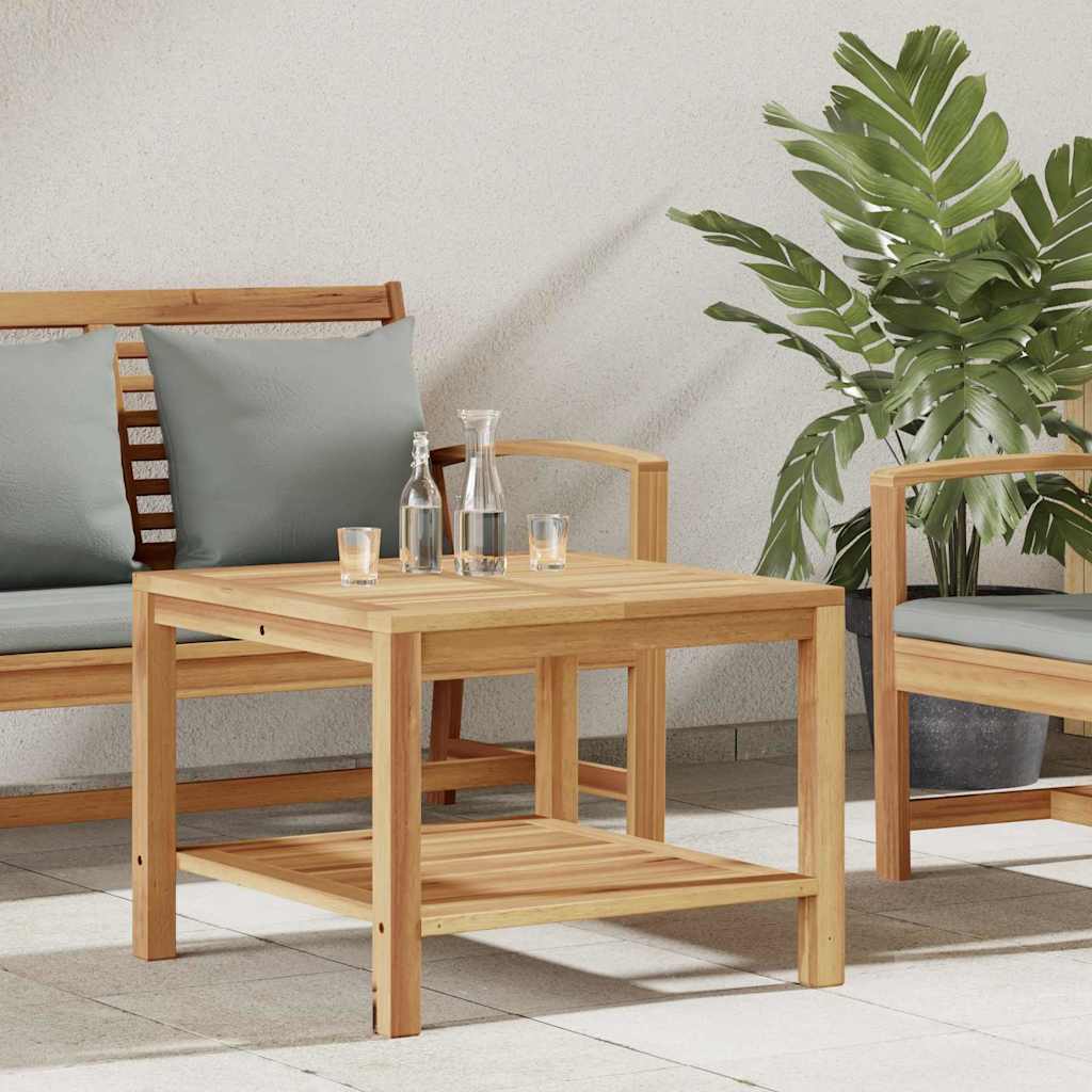 vidaXL Couchtisch Braun 45 x 45 x 45 cm Teak-Massivholz