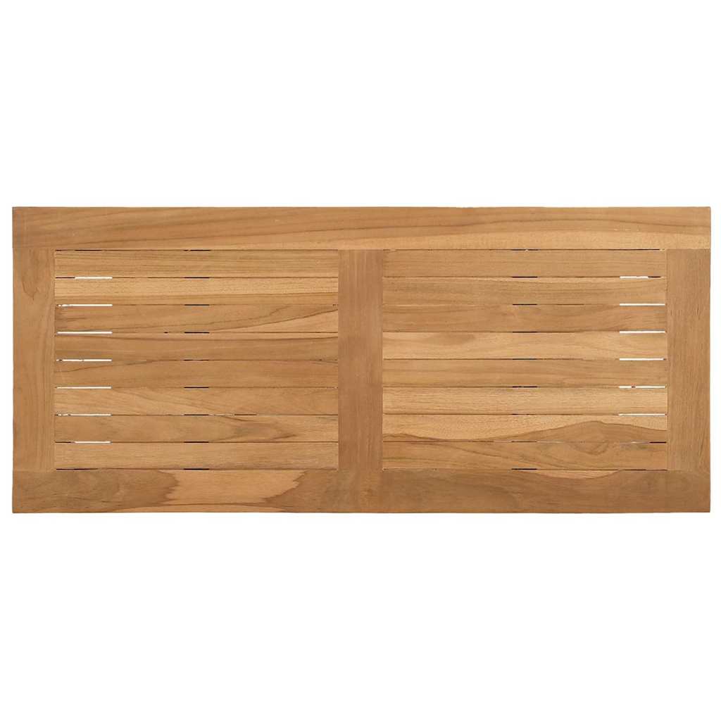 vidaXL Konsolentisch Braun 85 x 35 x 75 cm Massivholz Teak