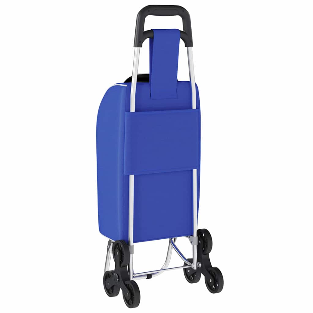 vidaXL Einkaufswagen Blau 39,5 x 33 x 93 cm Oxford-stoff