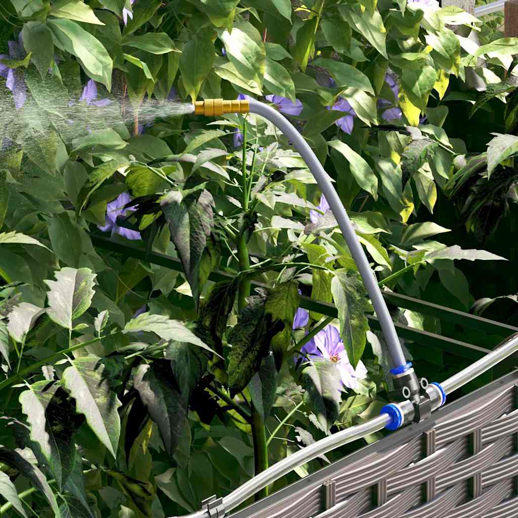 vidaXL Garten-Pflanzgefäß 4 pcs Braun Stahl